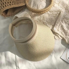Mũ cói nửa đầu Sun Flat xuất xịn 3 màu