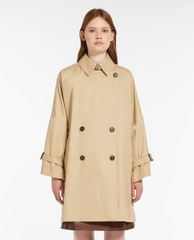 Trenchcoat Weekend MaxMara dáng suông 2 mặt