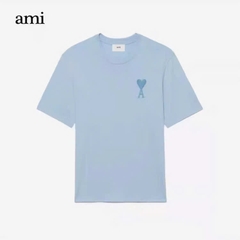 Tshirt AMI dáng over logo tim nhỏ 5 màu