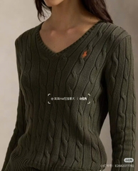 Áo Polo vặn thừng cổ tim 100% cotton 8 màu