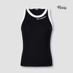 Top thun Karl viền 2 màu