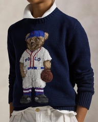 Áo len cotton Polo Bear