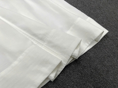 Váy Poplin cổ chữ V xẻ sâu TOTEME