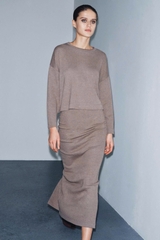 Chân váy midi dạ Zara