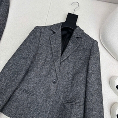 Blazer dạ xương cá MaxMara slimfit