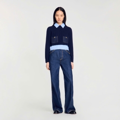 Áo len ngắn tay và cashmere