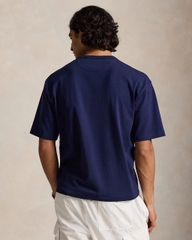 Áo thun cổ tròn dáng rộng thoải mái bằng vải jersey