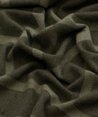 Khăn len cashmere họa tiết Monogram