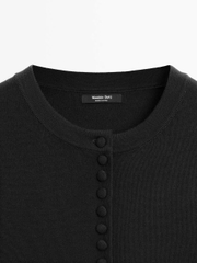 ÁO CARDIGAN DỆT KIM CỘC TAY COTTON