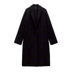 Trenchcoat dạ ép Zara dáng dài
