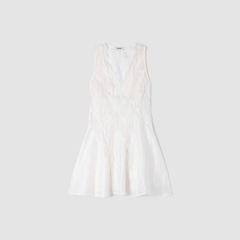 ĐẦM NGẮN BẰNG VẢI LINEN CẮT MAY