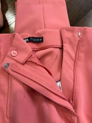 Quần baggy Zara màu vỏ đỗ dư xịn