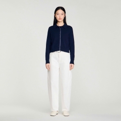 ÁO KHOÁC CARDIGAN LEN VÀ CASHMERE KẺ SỌC