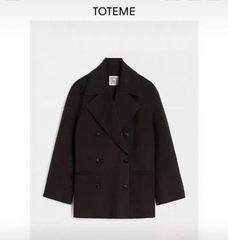 Coat dạ ép dáng lửng TOTEME