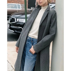 Trenchcoat dạ ép Zara dáng dài
