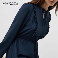 Váy đũi dài Max&Co màu navy