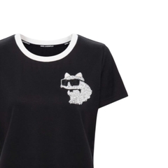 Tshirt Karl viền cổ dáng basic 2 màu
