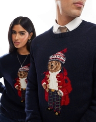 Áo len Polo bear Noel