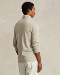 Áo len Polo cổ trụ kéo khoá 5 màu 81% cotton