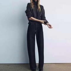 Áo len cổ trụ Zara 2 màu trơn