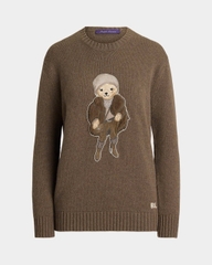 Áo len cashmere gấu Polo mùa đông