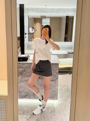 Tshirt POLO cổ tròn logo lưng 3 màu