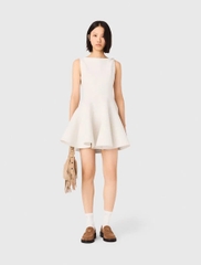 Váy vải tweed ngắn xòe