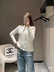 Áo khoác len có khóa kéo đệm