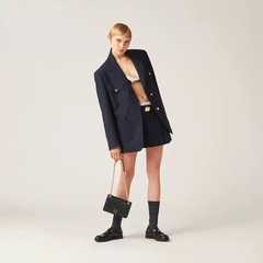 Loafer MiuMiu đen bóng bản VIP