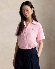 Sơ mi Polo ngắn tay linen 4 màu