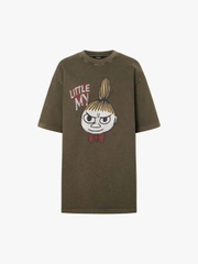 ÁO THUN COTTON IN HÌNH HỌA TIẾT RÁCH RƯỚI