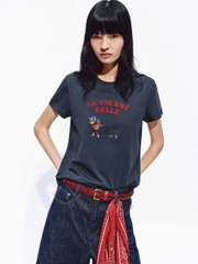 ÁO THUN COTTON IN HÌNH THÚ CƯNG DỄ THƯƠNG