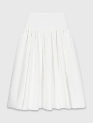 Váy dài bằng vải taffeta (set 2cs tách)