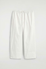 QUẦN ỐNG THẲNG COTTON CÓ DÂY RÚT