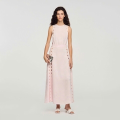 VÁY DÀI HỌA TIẾT HOA JACQUARD