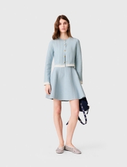ÁO CARDIGAN VỚI VIỀN TƯƠNG PHẢN