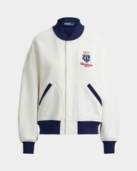 Áo khoác Polo RL dệt kim đôi Wimbledon