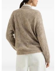 Áo khoác cardigan BRUNELLO hoạ tiết