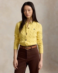 Áo khoác cardigan Polo RL len wool đan kiểu cáp