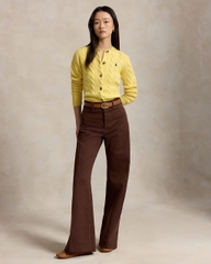 Áo khoác cardigan Polo RL len wool đan kiểu cáp