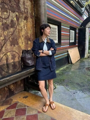 Jacket COS cổ nhung tăm 3 túi trước dáng loose 2 màu