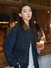 Jacket COS cổ nhung tăm 3 túi trước dáng loose 2 màu
