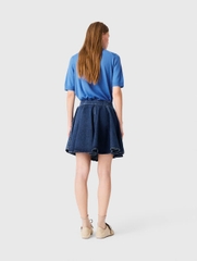 VÁY DENIM MAJE NGẮN XOÈ