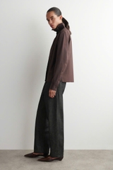 ÁO SƠ MI COS COTTON XẾP LY