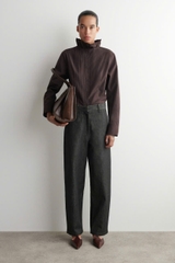 ÁO SƠ MI COS COTTON XẾP LY