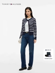 Áo CDG Tommy kẻ ngang cổ tròn 2 màu