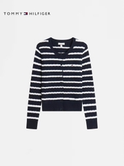 Áo CDG Tommy kẻ ngang cổ tròn 2 màu