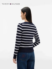 Áo CDG Tommy kẻ ngang cổ tròn 2 màu