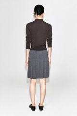 CHÂN VÁY MIDI COS XẾP LY BẰNG LEN MERINO