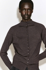 ÁO KHOÁC CARDIGAN COS CỔ CAO BẰNG LEN MERINO